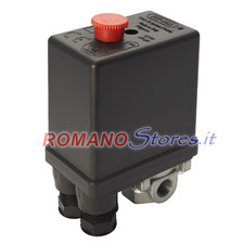 PRESSOSTATO COMPRESSORE NEMA MIGNON MONOFASE 220 Volts 12 BAR 4 VIE VPN