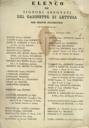Elenco signori abbonati - signori,