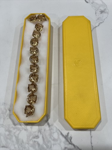 New swarovski gold oversized - new,