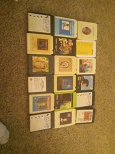 18 Vintage 8 Track Tapes with