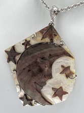 Natural Mother of Pearl Moon