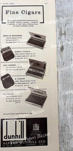 Alfred dunhill fine - dunhill, cigars