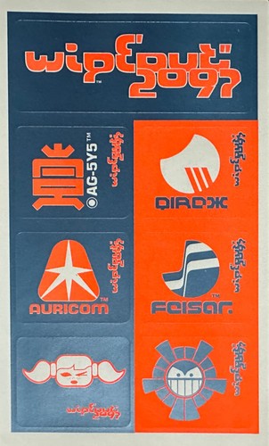 Foglio adesivo promo - adesivo, vintage