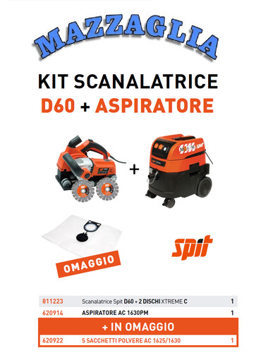 Spit kit scanalatrice - kit,