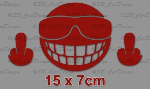 Sticker divertente smiley con - divertente,