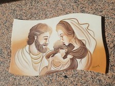 Quadro dipinto mano sacra - quadro,