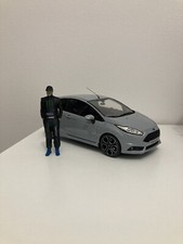Ken Block Action Figure Ford Driver Car Model Focus Fiesta Scala 1:18 Diecast 