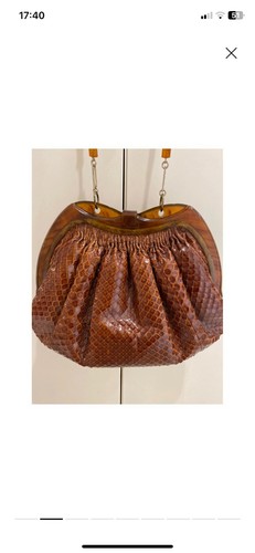 Borsa vintage vero pitone - borsa,