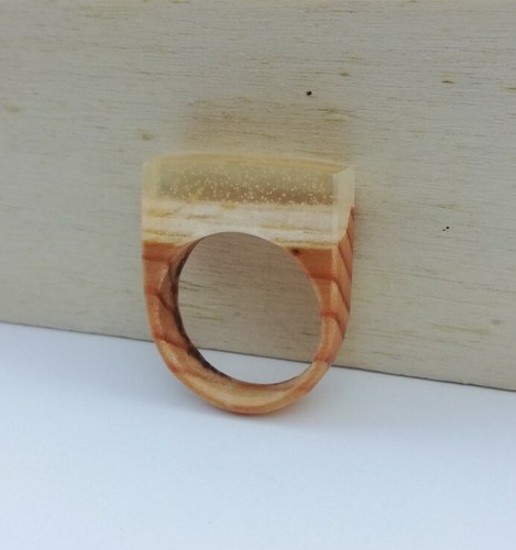 Anello resina trasparente - in,