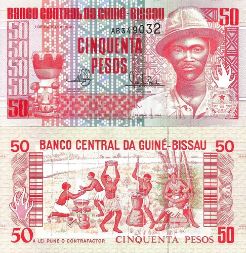 Guinea bissau pesos 1990 - pesos,