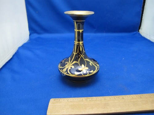 Piccolo vaso blu scuro fine - vaso,