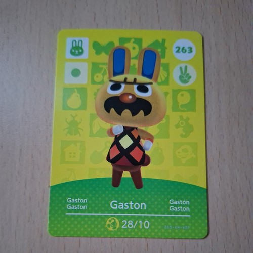 Carta amiibo 263 gaston - carta, 263,
