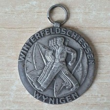 Medaglia per il Tiro al Piattello WinterFeldschiessen Paul Kramer Neuchatel