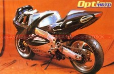 KAWASAKI ZXR 750 Spartacus Boxer Bike Sacha Lakic : Mini-Carte Moto Card #0654