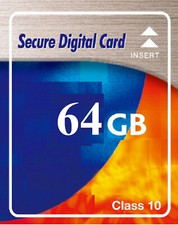 Scheda di memoria SDHC 64 GB