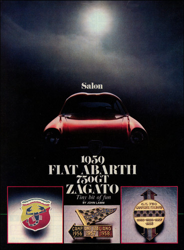 1981 stampa epoca 1959 fiat - 1981, d'epoca