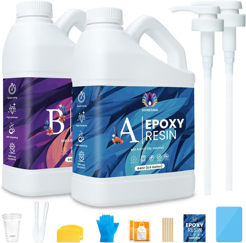Kit resina epoxi 1gal con - resina,