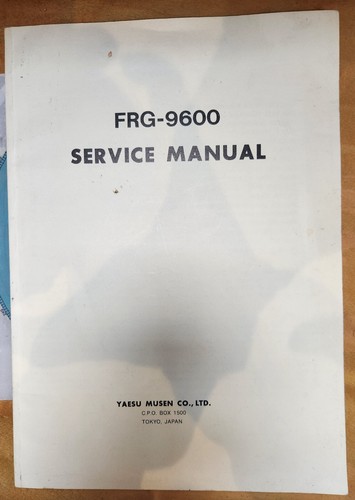 Yaesu frg 9600 - manuale, di