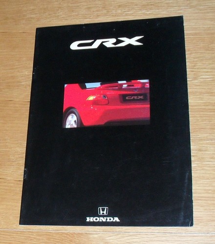 Brochure honda crx 1992 1993 - 1992-1993,