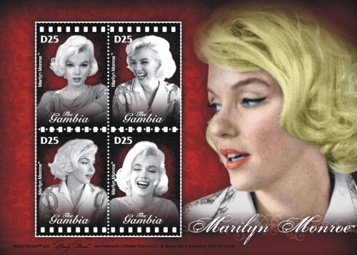 Gambia 2008 marilyn monroe - gambia,