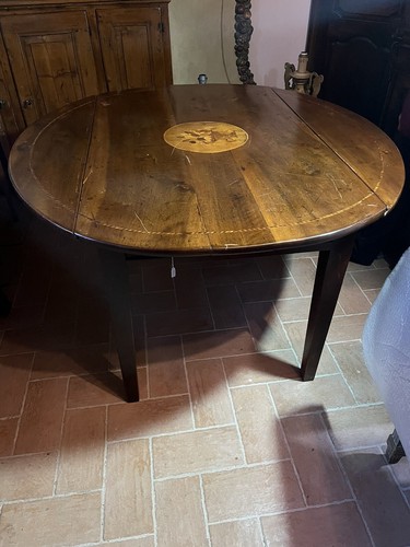 Tavolo pranzo rotondo noce - tavolo,