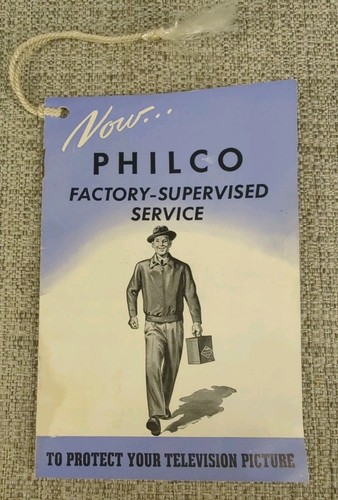 Philco televisione servizio - philco,