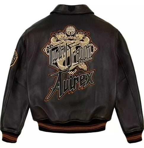 Giacca pelle avirex - giacca,
