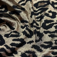 Tessuto Broccato Leopardato 50