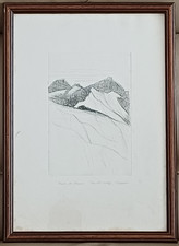 Gino Gandini acquaforte