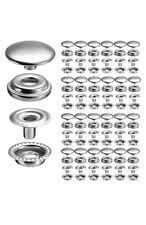 50 Set (200 PZ) Bottoni Automatici A Pressione