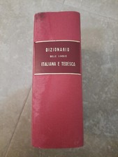 Dizionario D'Epoca Inglese Tedesco 1962 - Società editrice Vannini, Brescia