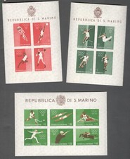 1960 SAN MARINO 3 FOGLIETTI