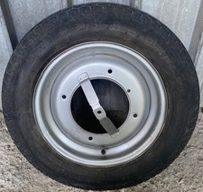 Ruota Completa Di Cerchio e camera d'aria Fiat 500 D'epoca Uniroyal 125SR12