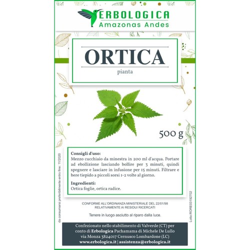 Ortica pianta tisana 100 - ortica, 100%