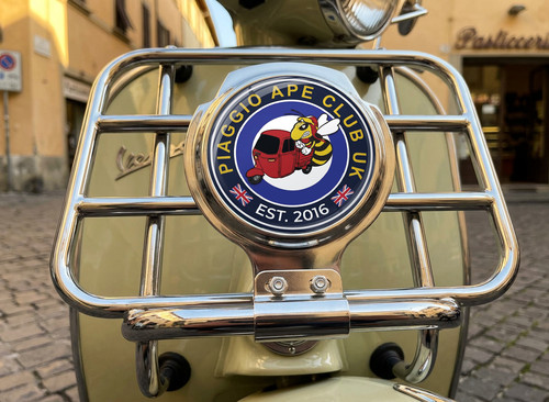 Ape club scooter bar badge - uk,