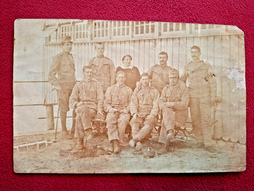 Cartolina fotografica ww1 - cartolina,