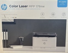 HP Color Laser MFP 178nw Stampante Multifunzione a Laser a Colori  - Bianca/Nera