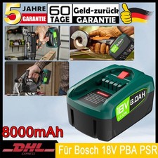 Batteria 8000 mAh per Bosch 18 V PBA PSR PSB PSM 1600A005B0 batteria agli ioni di litio per utensili