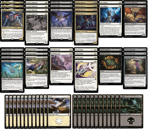 Elite orzhov bat deck - deck, bianco