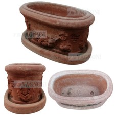 Vaso fioriera ovale con - vaso,