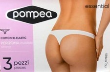 6 Slip Perizoma donna Pompea
