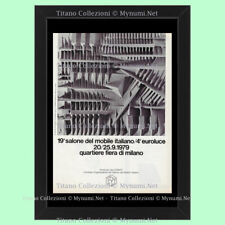 Anni '70  * Pubblicità Originale "Cosmit, 19° Salone del Mobile, A. Pomodoro" Co