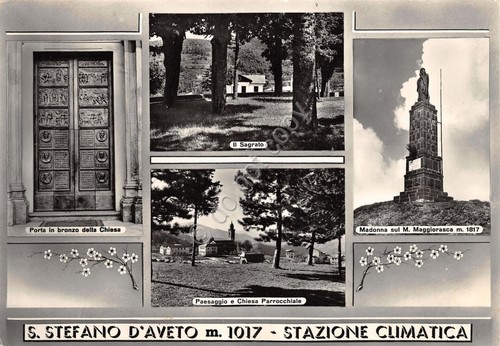 Cartolina santo stefano - santo,