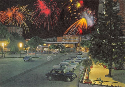 Cartolina chianciano piazza - chianciano,