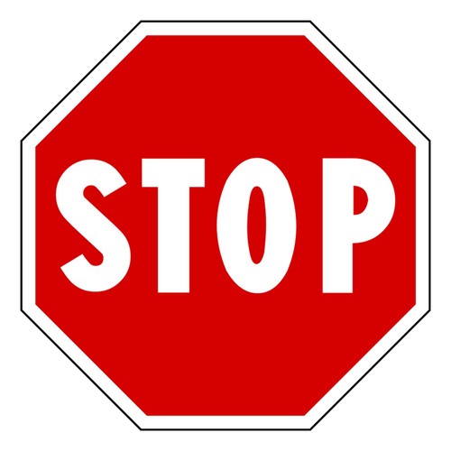 Segnale stop cartello - stop,