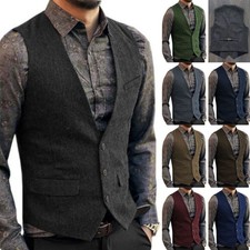 Gilet uomo tweed vintage