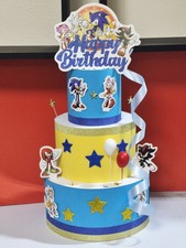Torta finta scenografica bimbo