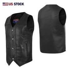 Gilet Moto Uomo Nero Classico