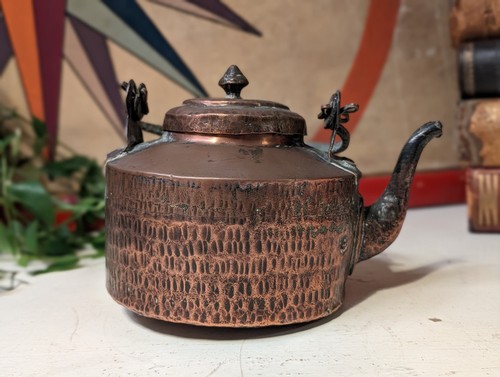 Antico bollitore tè - antico,