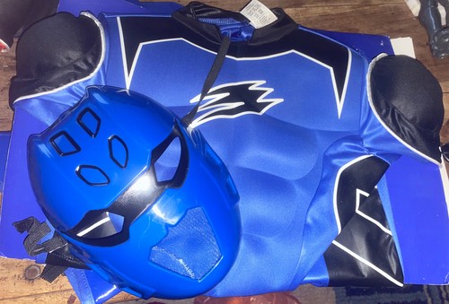 Costume power rangers blu - power,